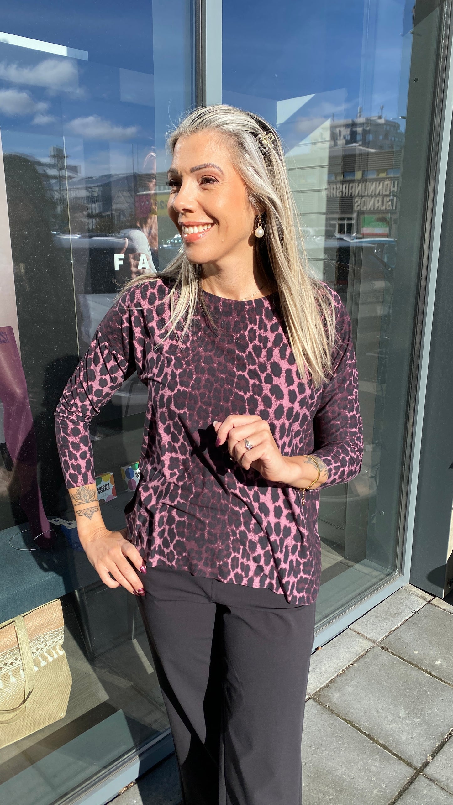 Alma - Bolur í hlébarðamunstri frá Liberté