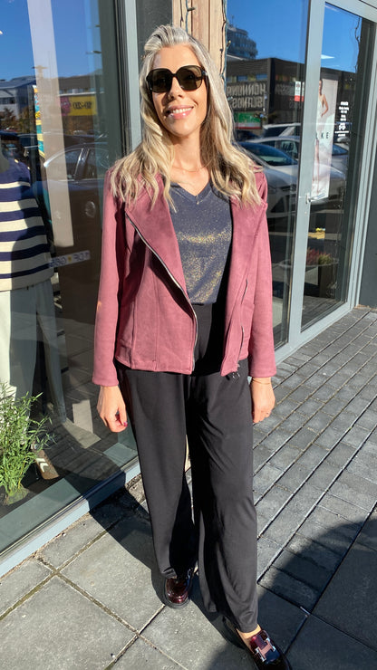 Vegan rúskinn jakki