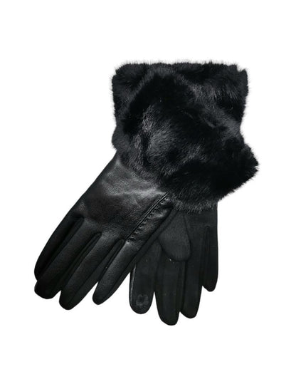 Vegan leður og rúskinn hanskar