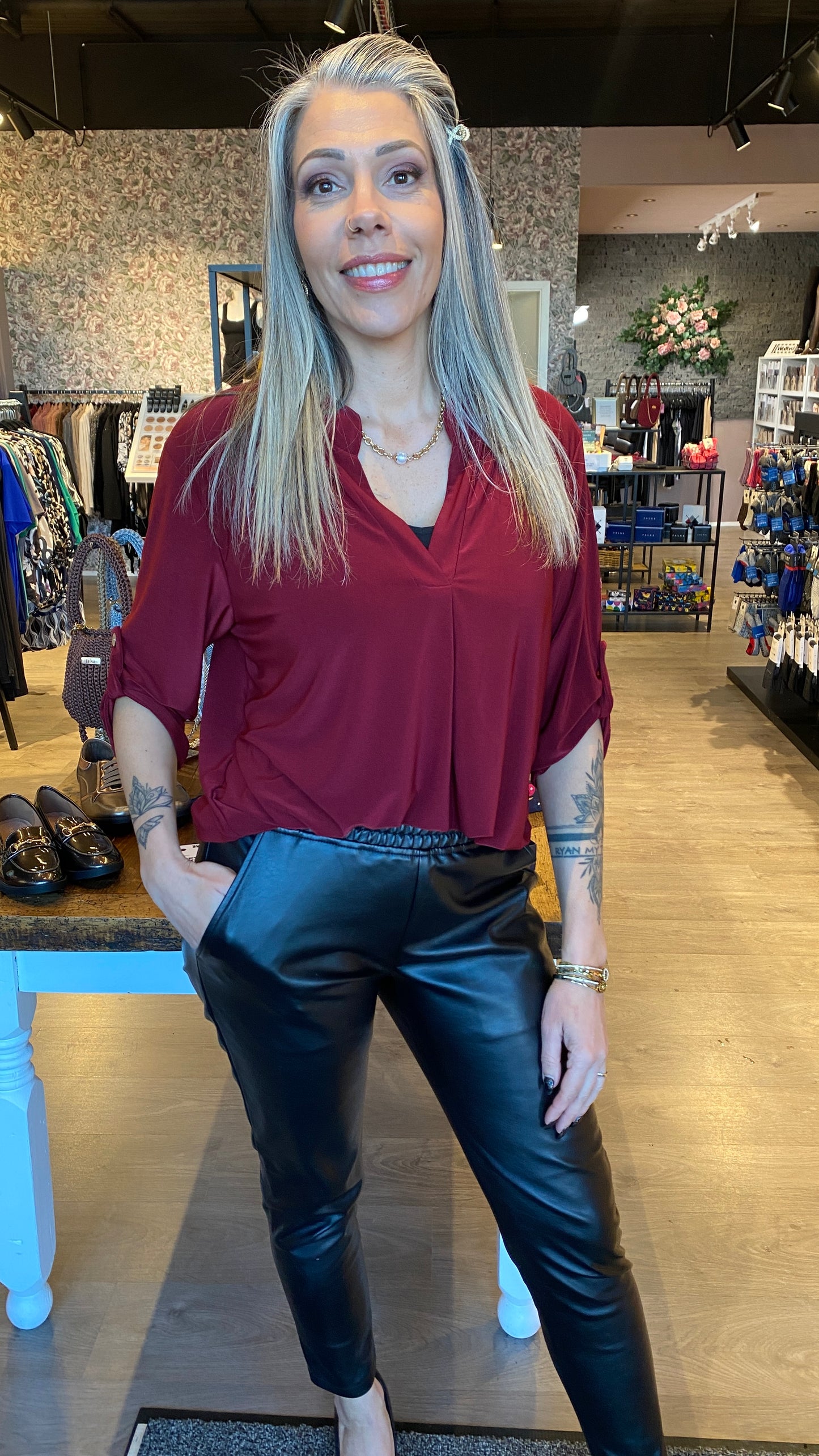 Mæju bolur, einlit.