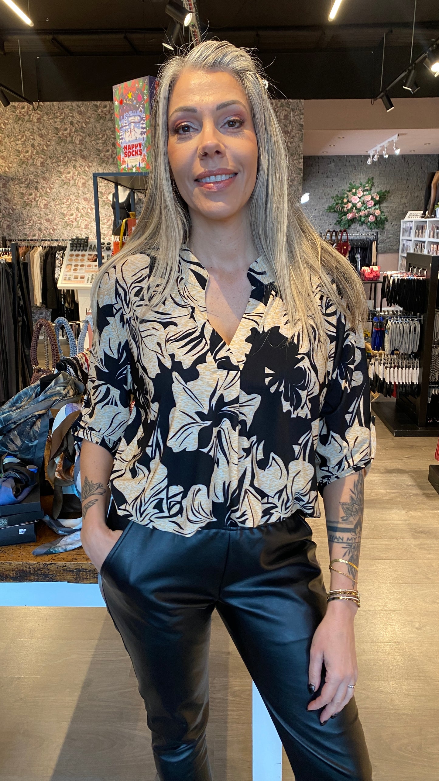 Mæju bolur munstraður