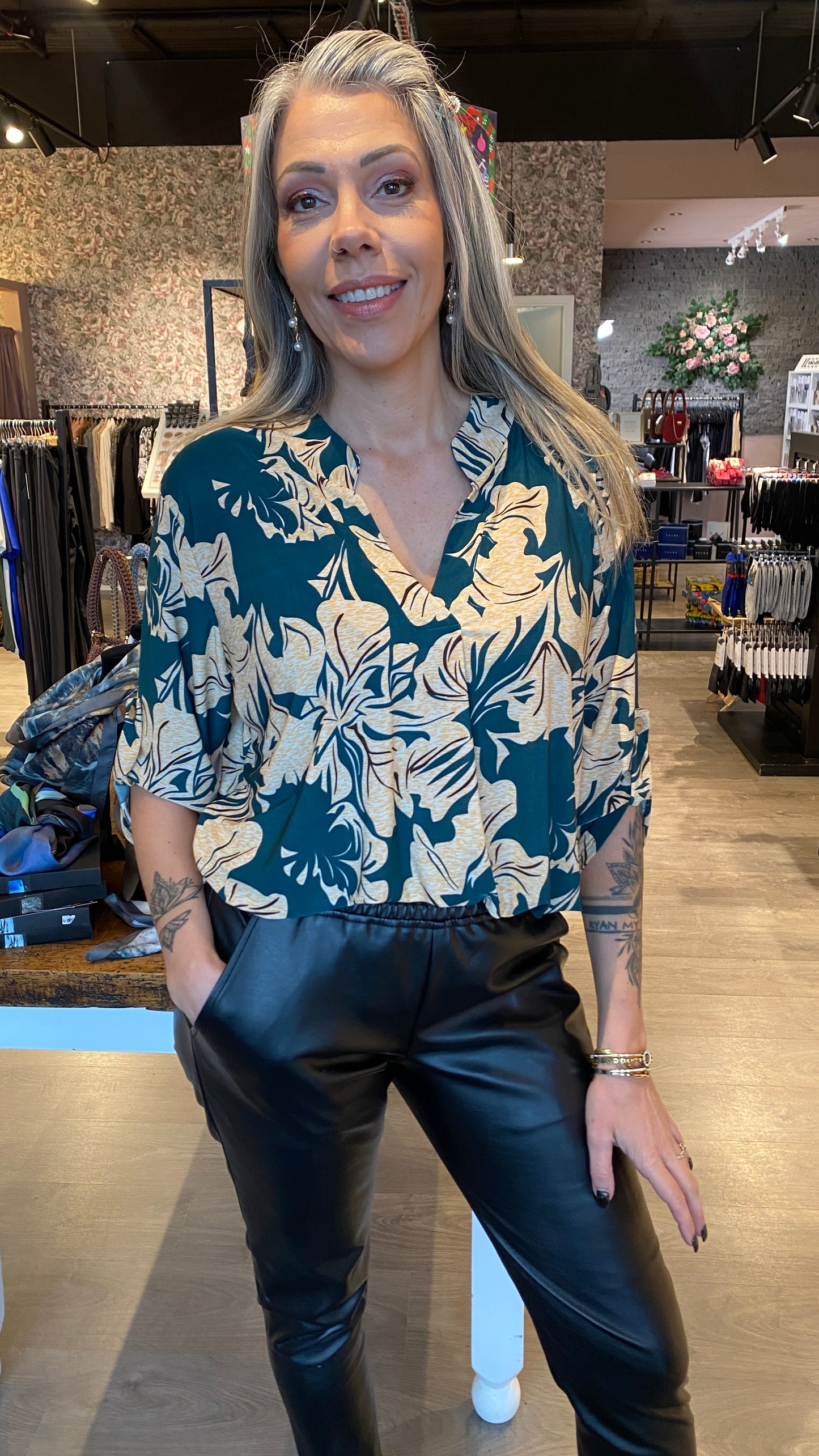 Mæju bolur munstraður