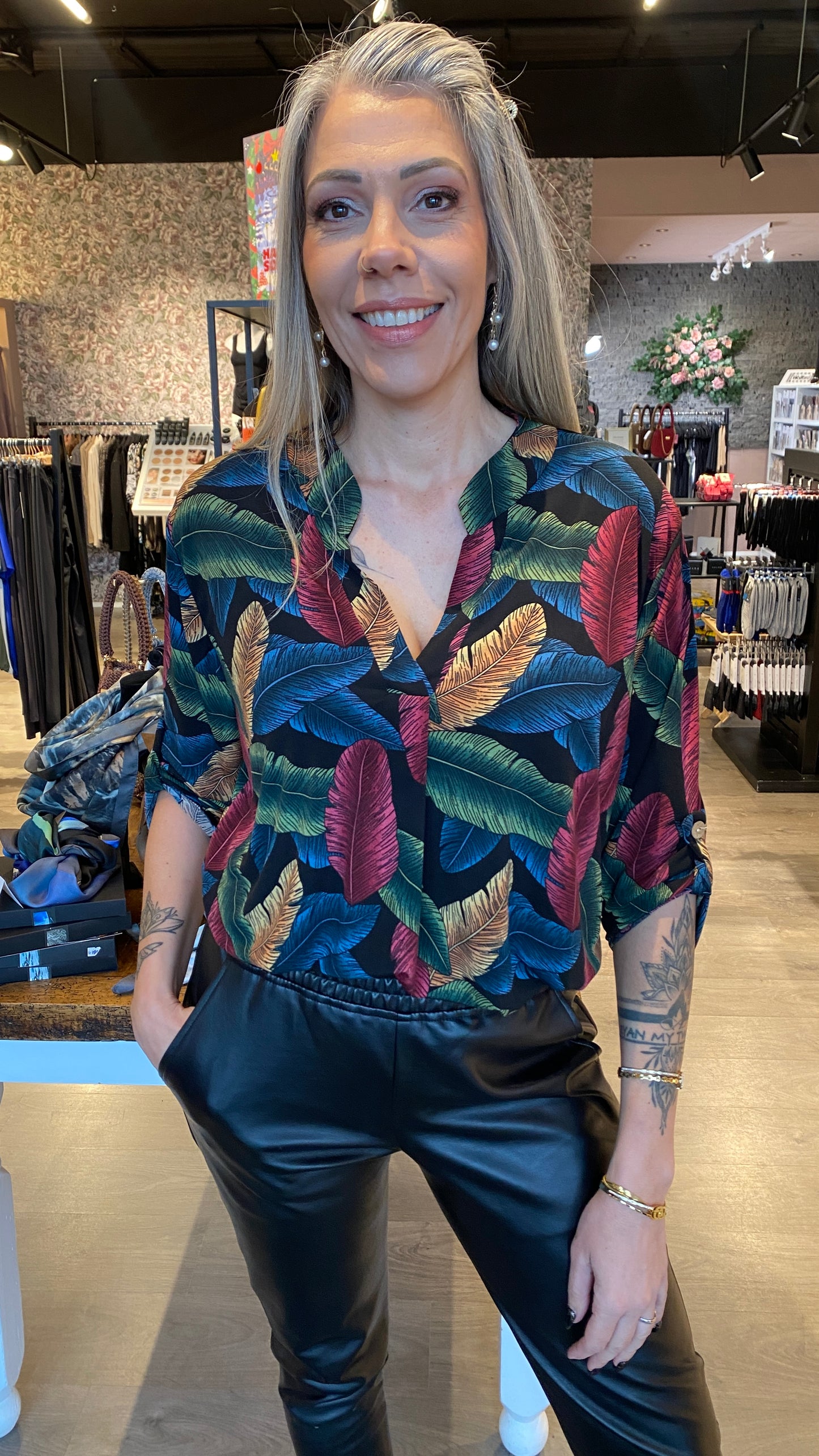 Mæju bolur munstraður