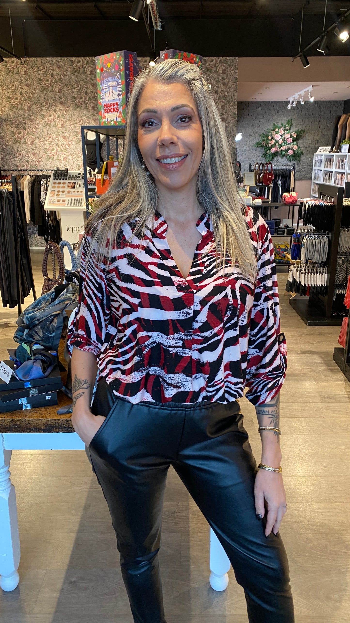 Mæju bolur munstraður