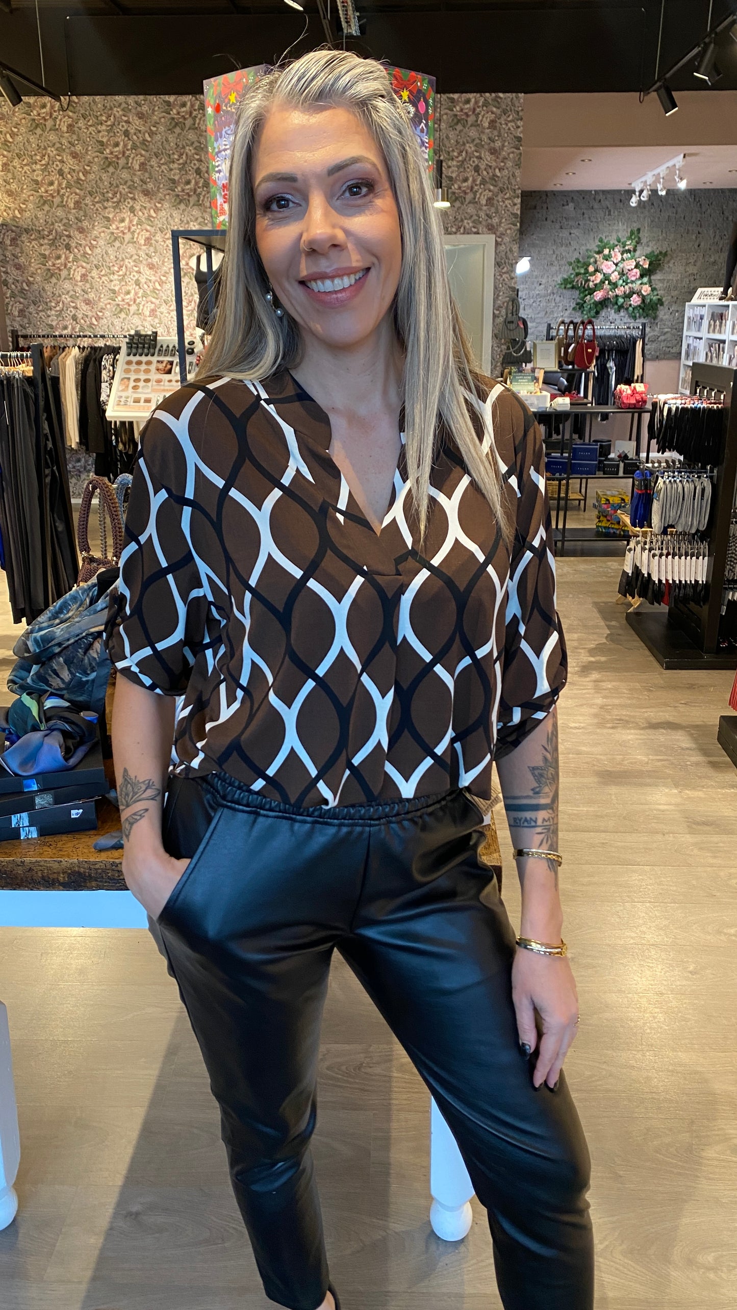 Mæju bolur munstraður