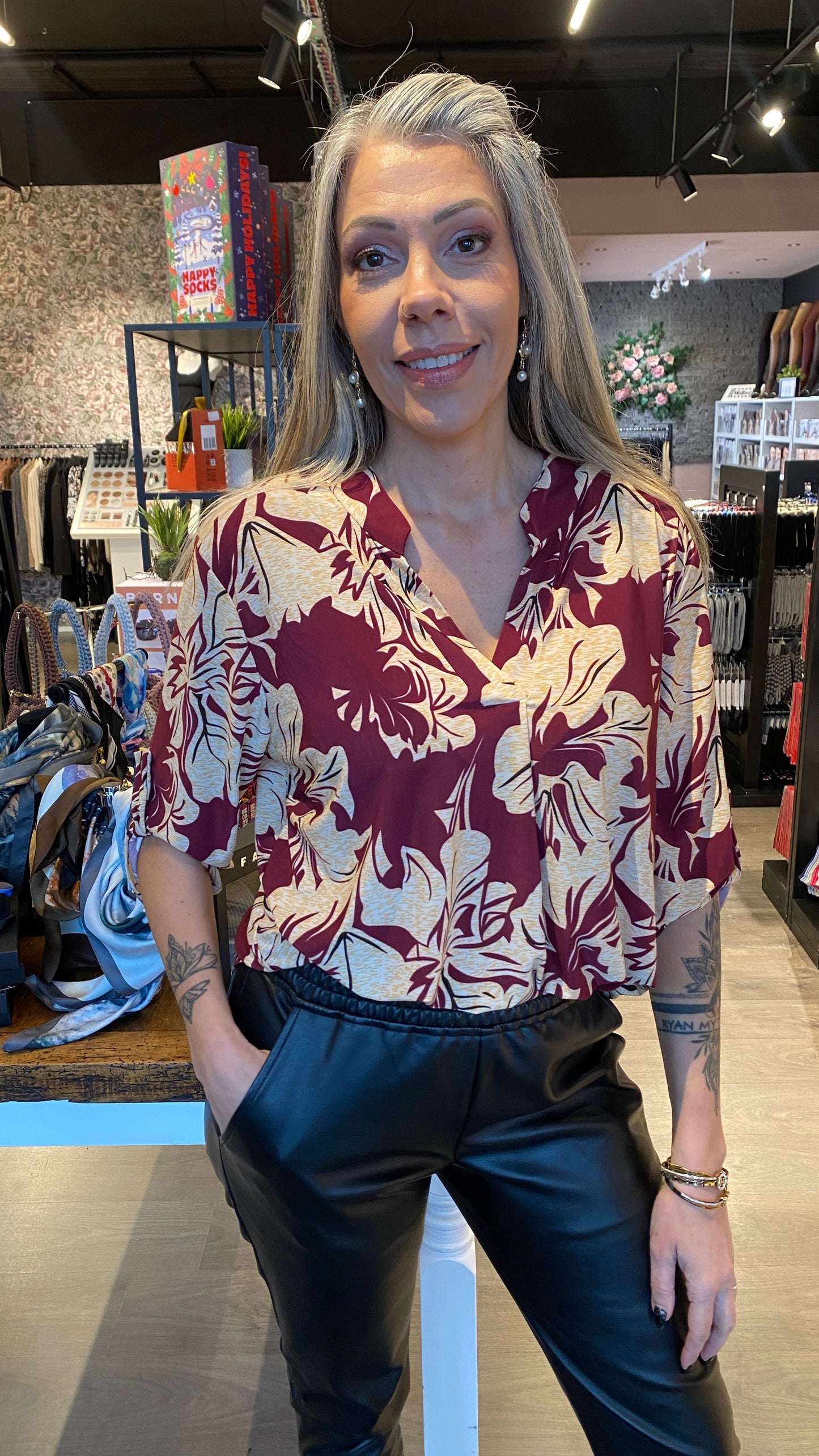 Mæju bolur munstraður