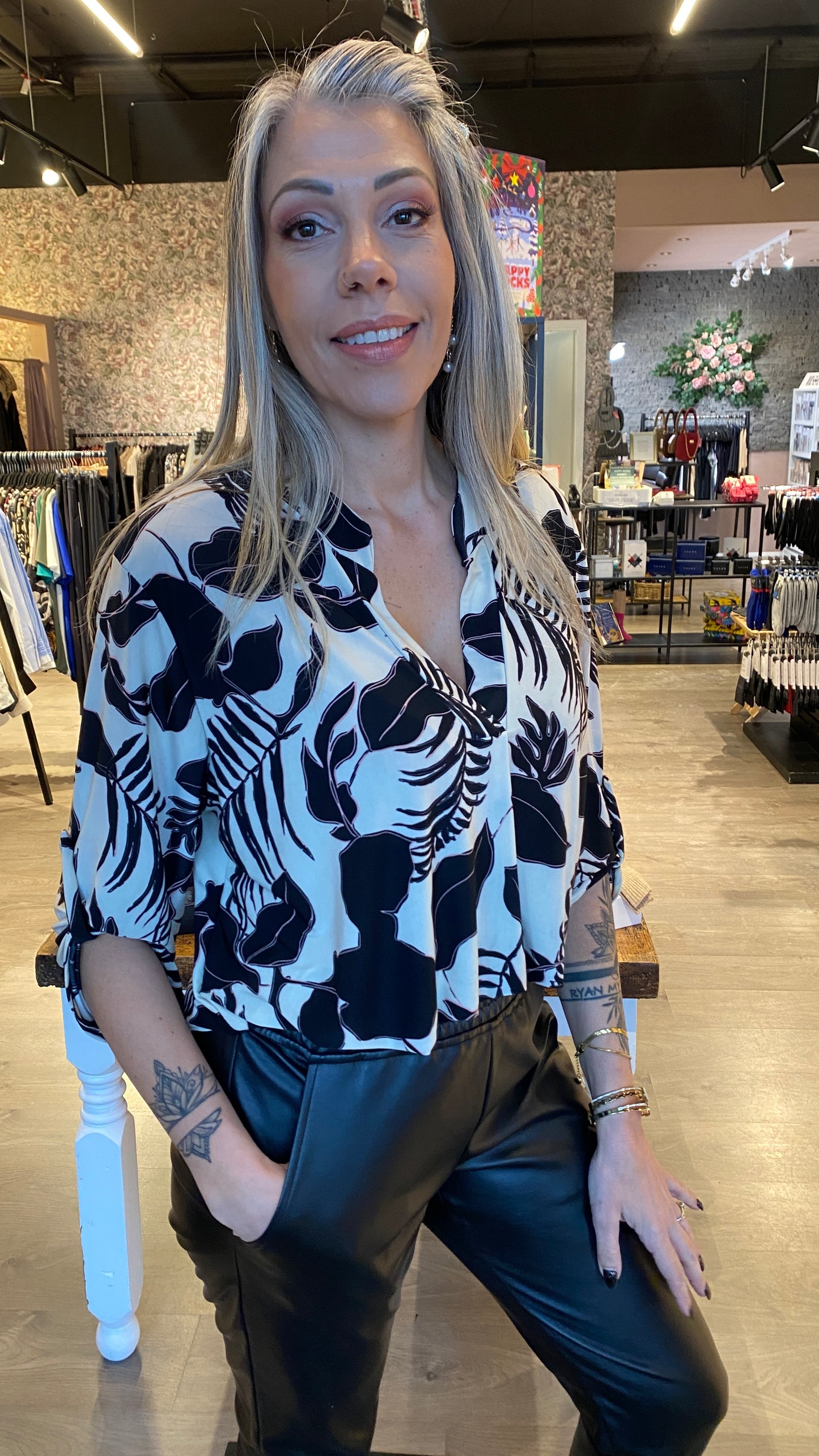 Mæju bolur munstraður