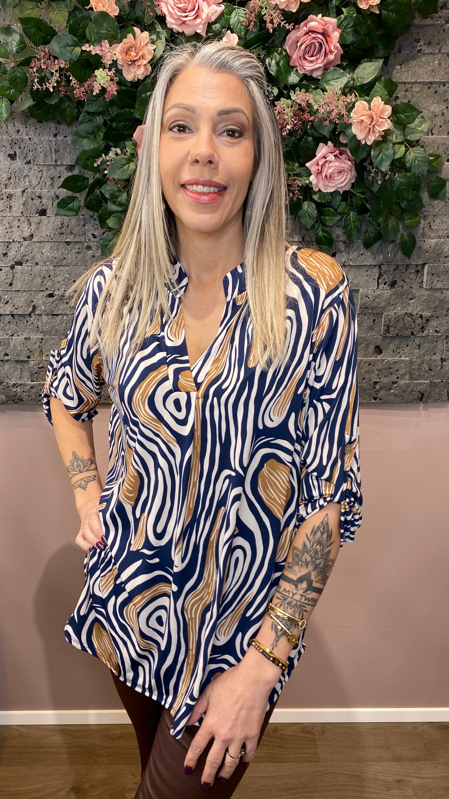 Mæju bolur munstraður