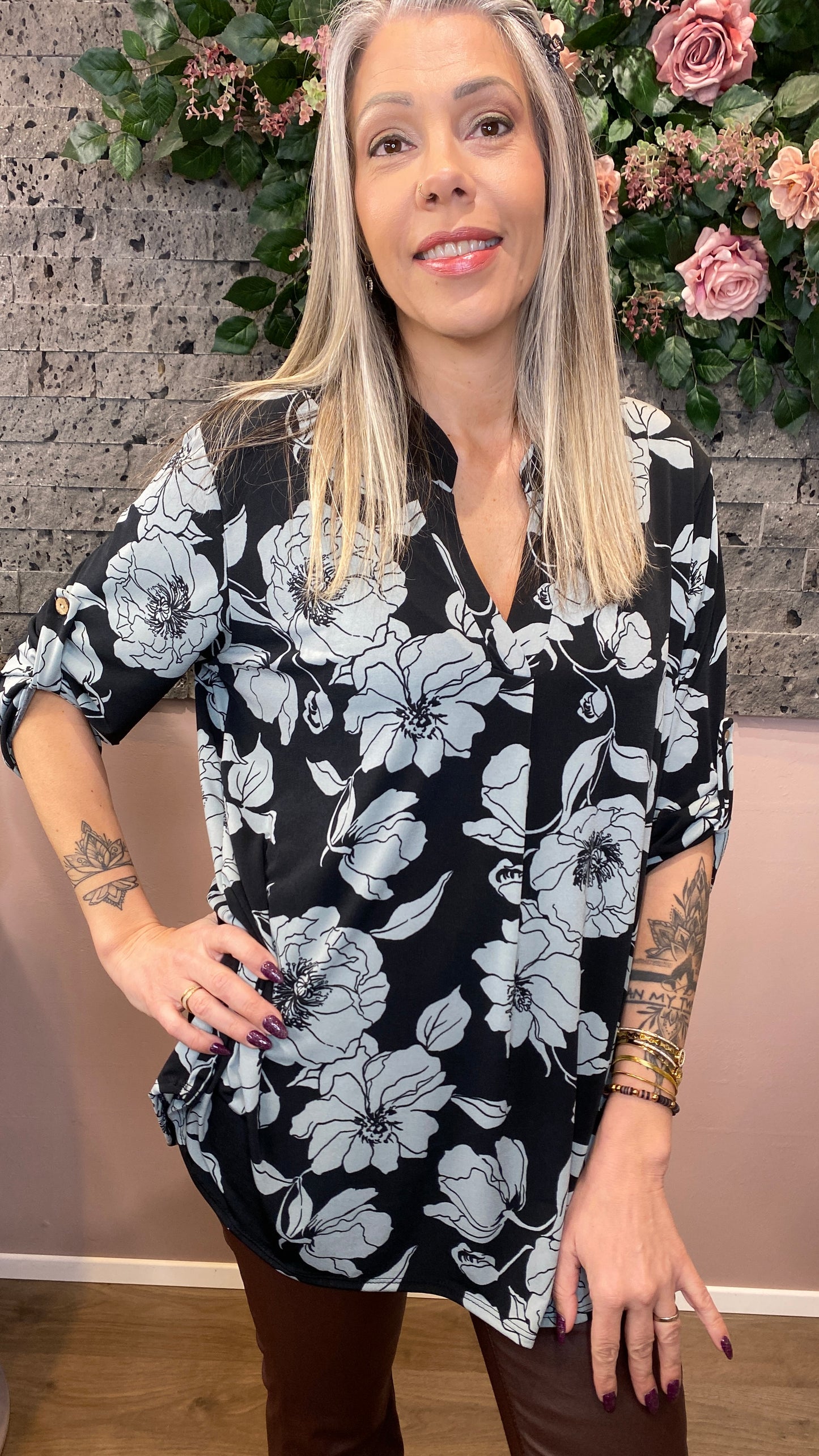 Mæju bolur munstraður