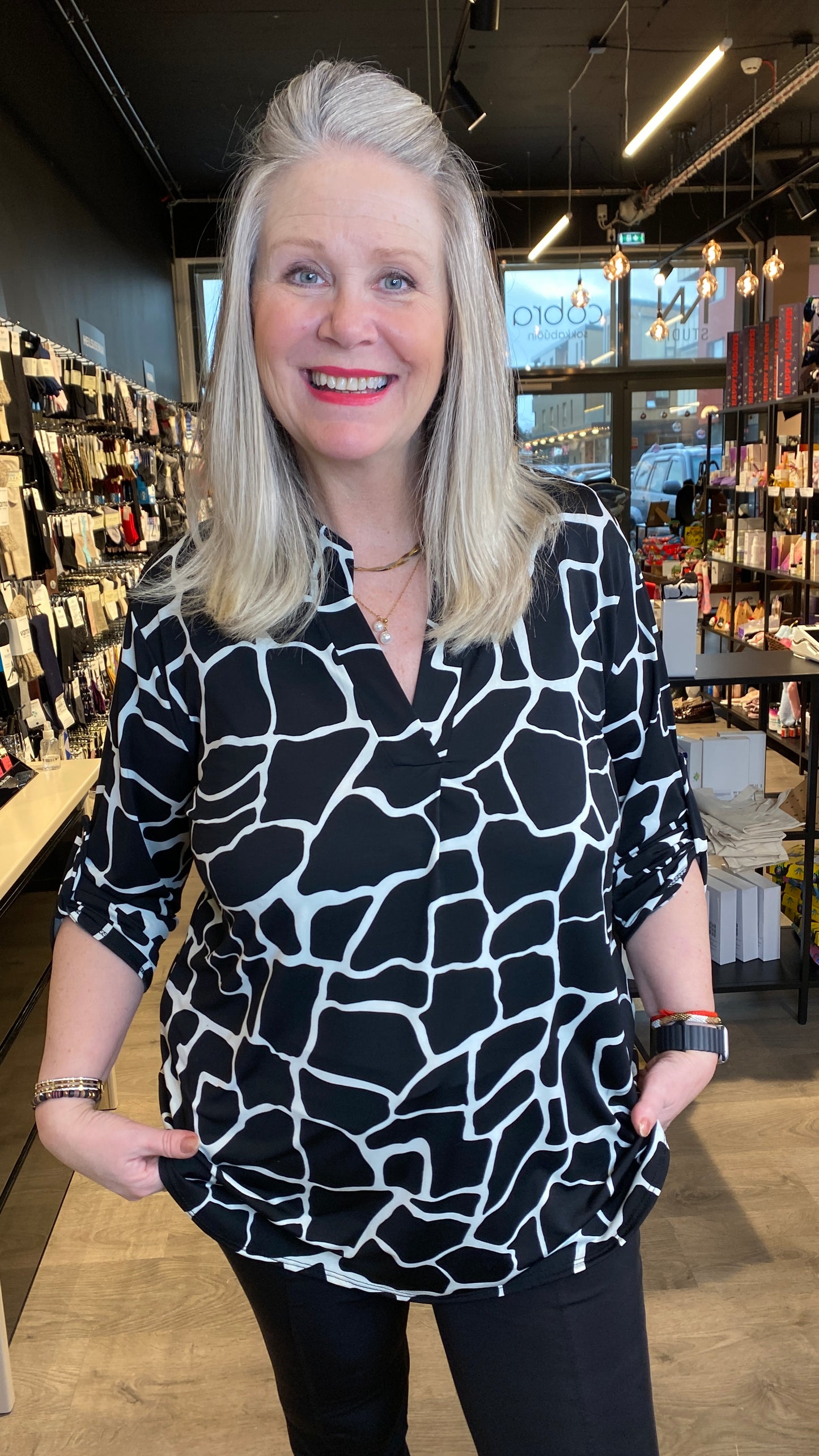 Mæju bolur munstraður