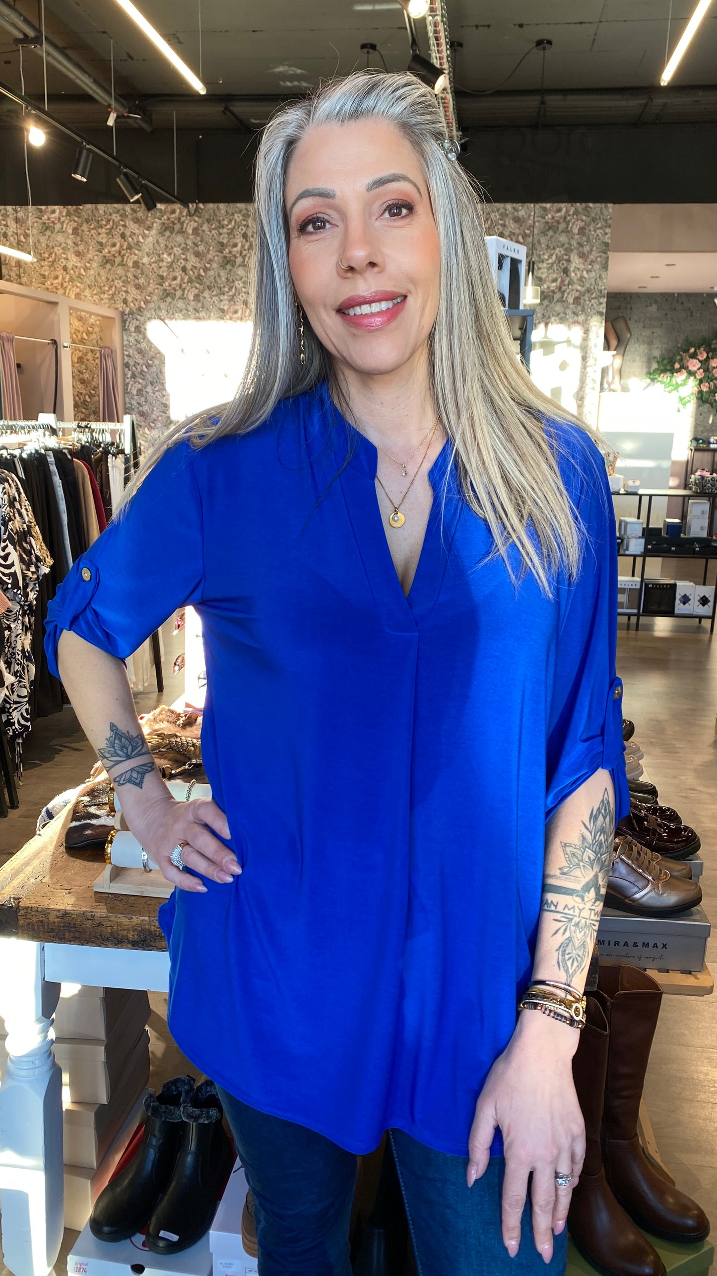 Mæju bolur, einlit.