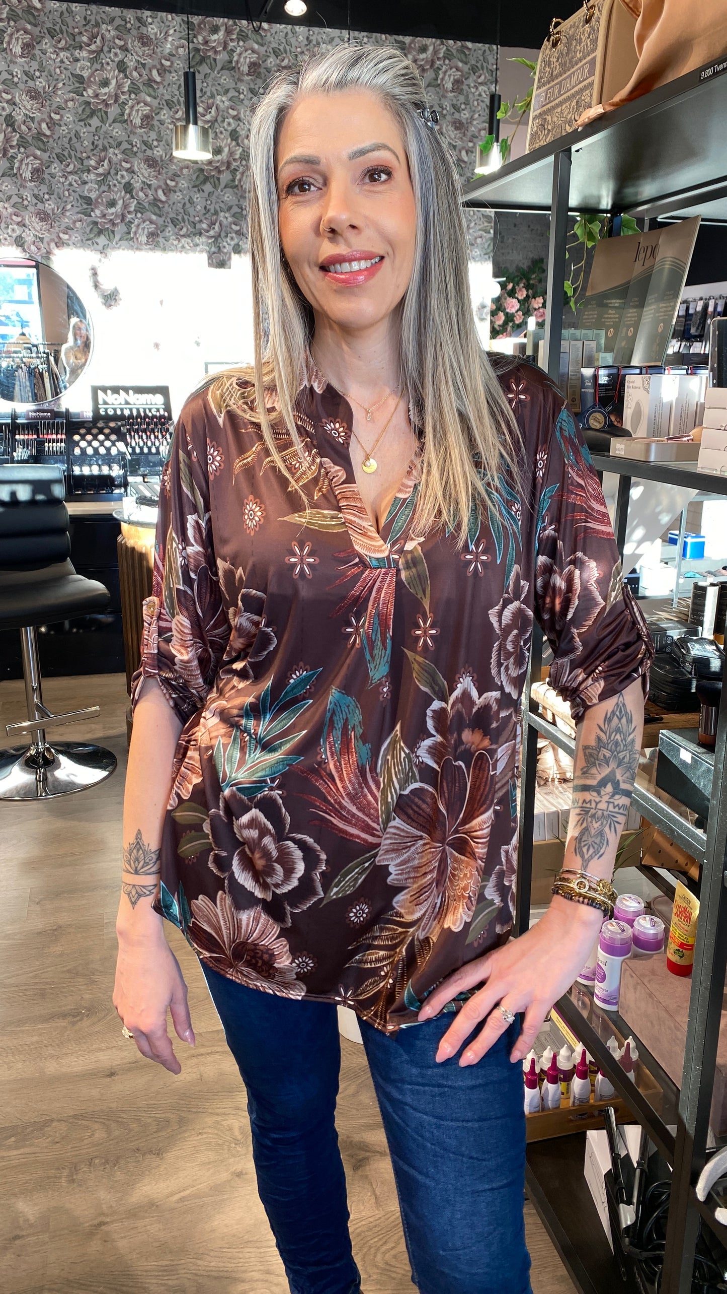 Mæju bolur munstraður