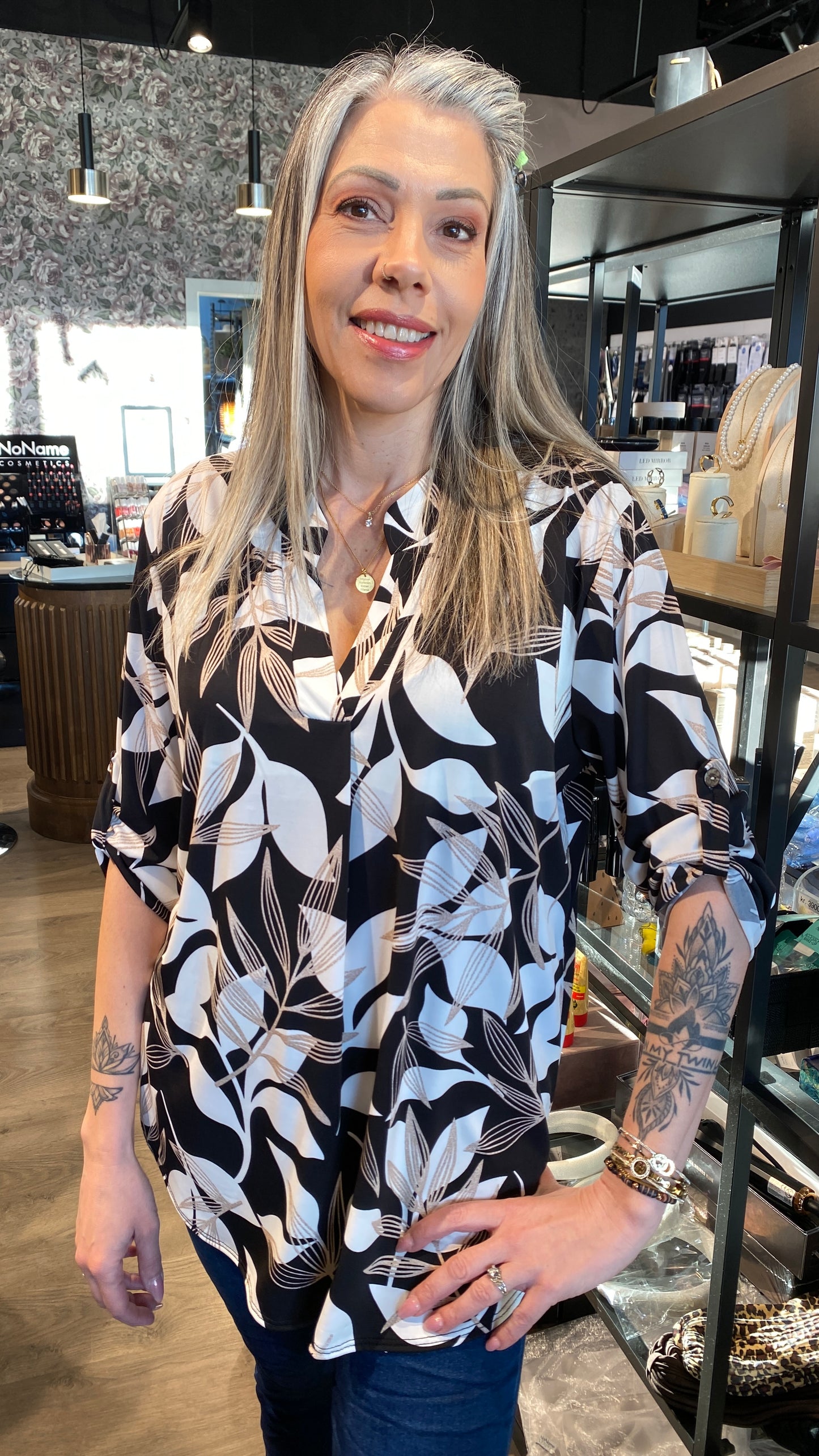 Mæju bolur munstraður