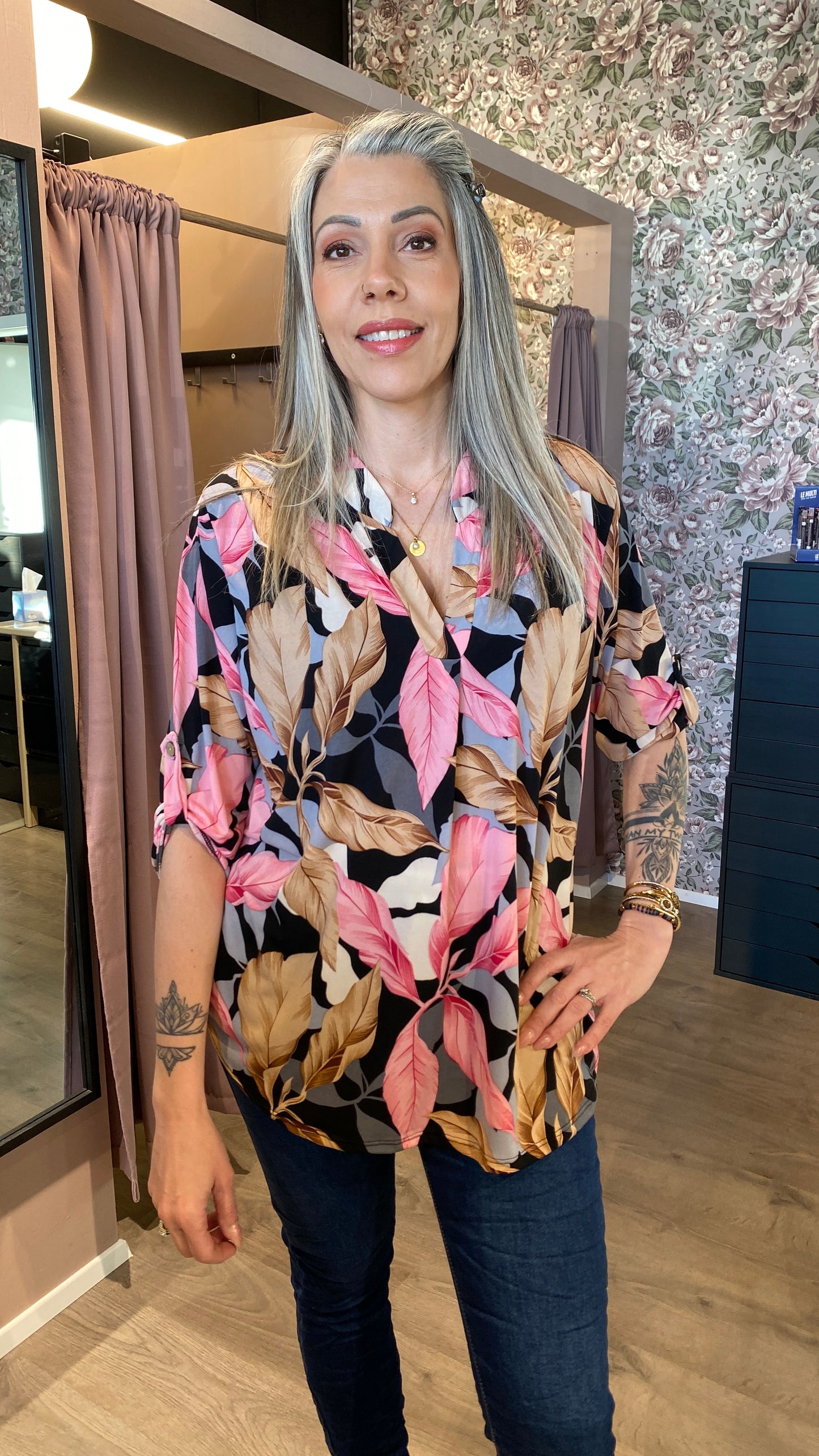 Mæju bolur munstraður