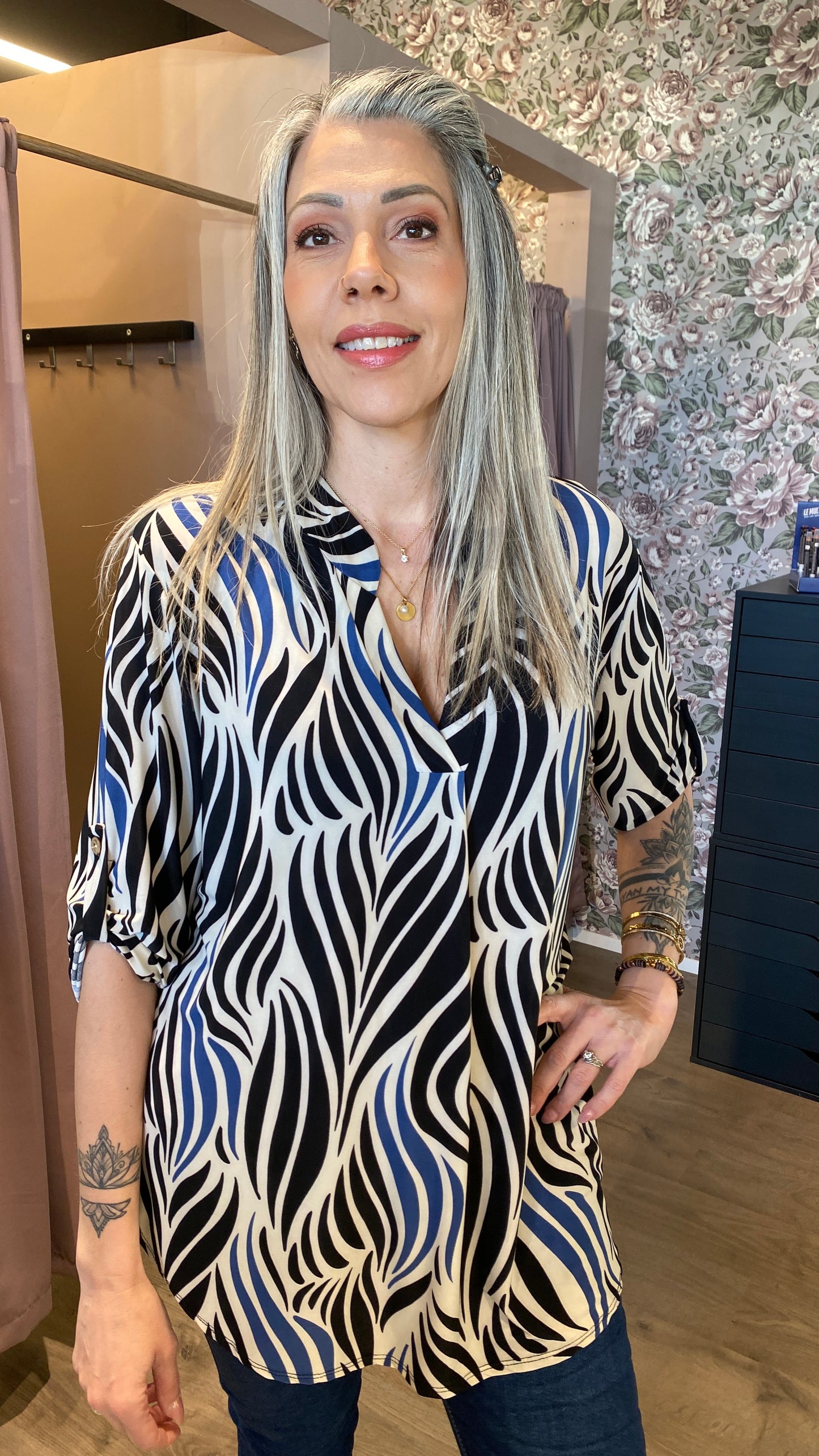 Mæju bolur munstraður