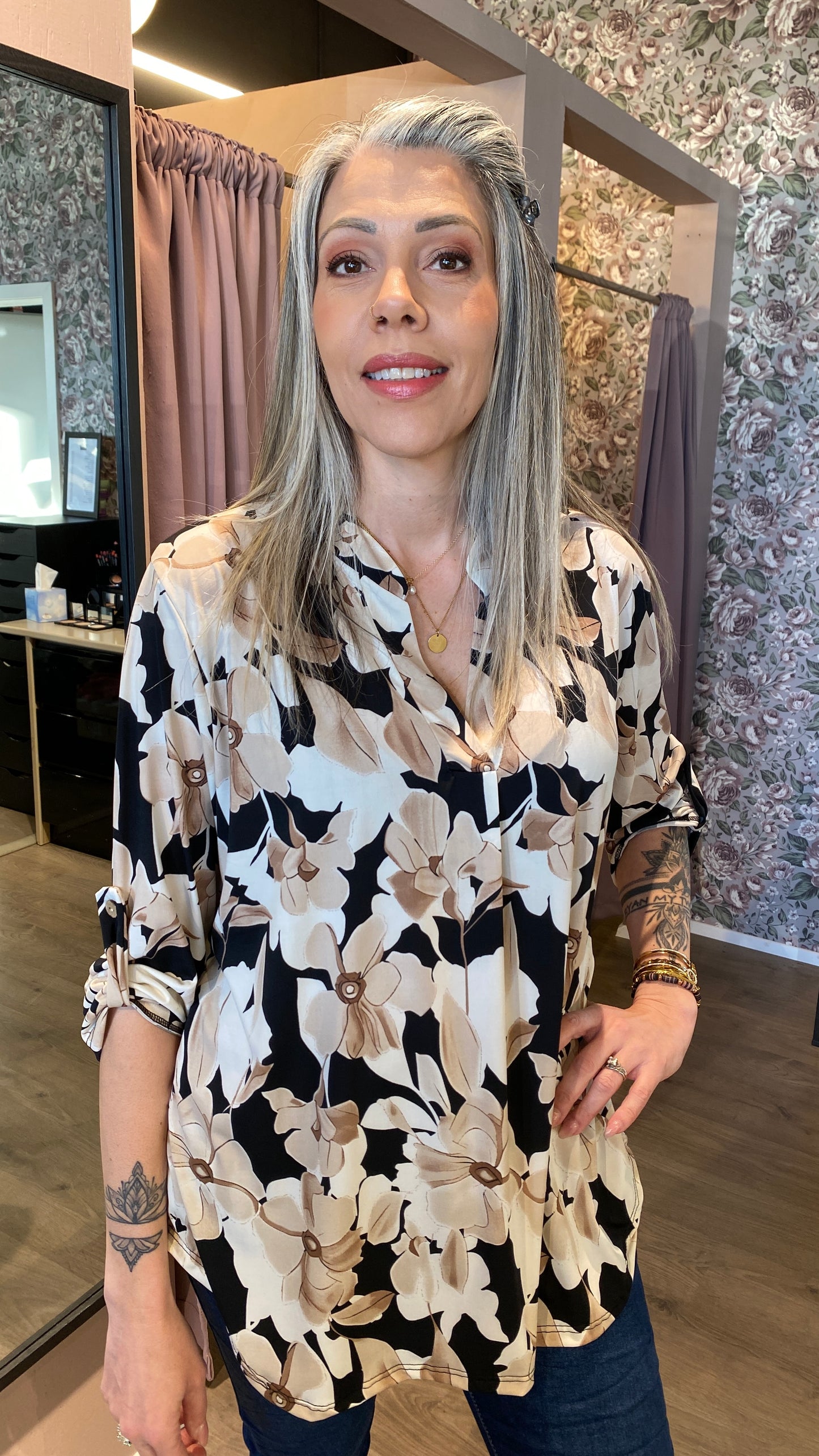 Mæju bolur munstraður