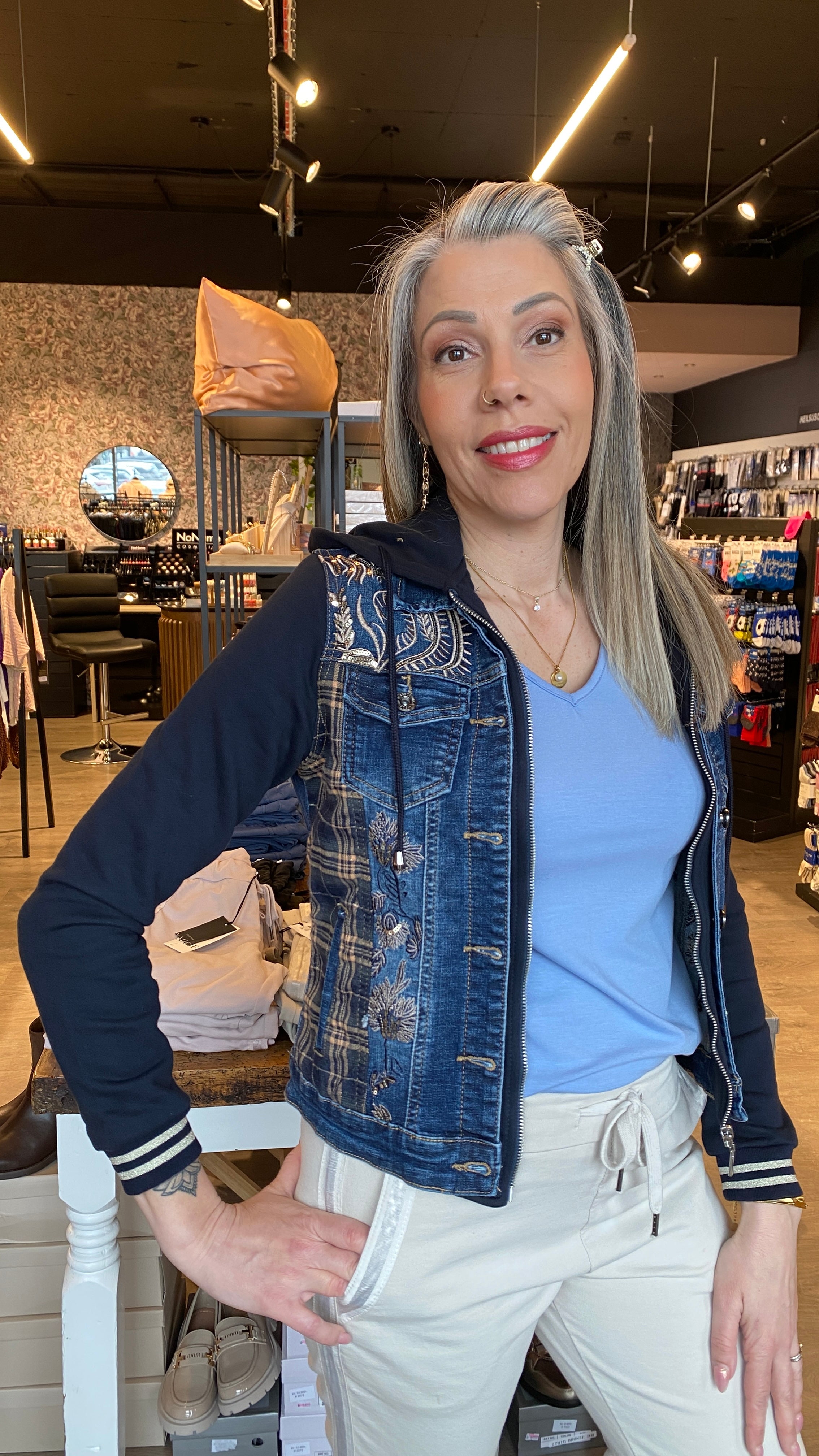 Gallajakki með hettu