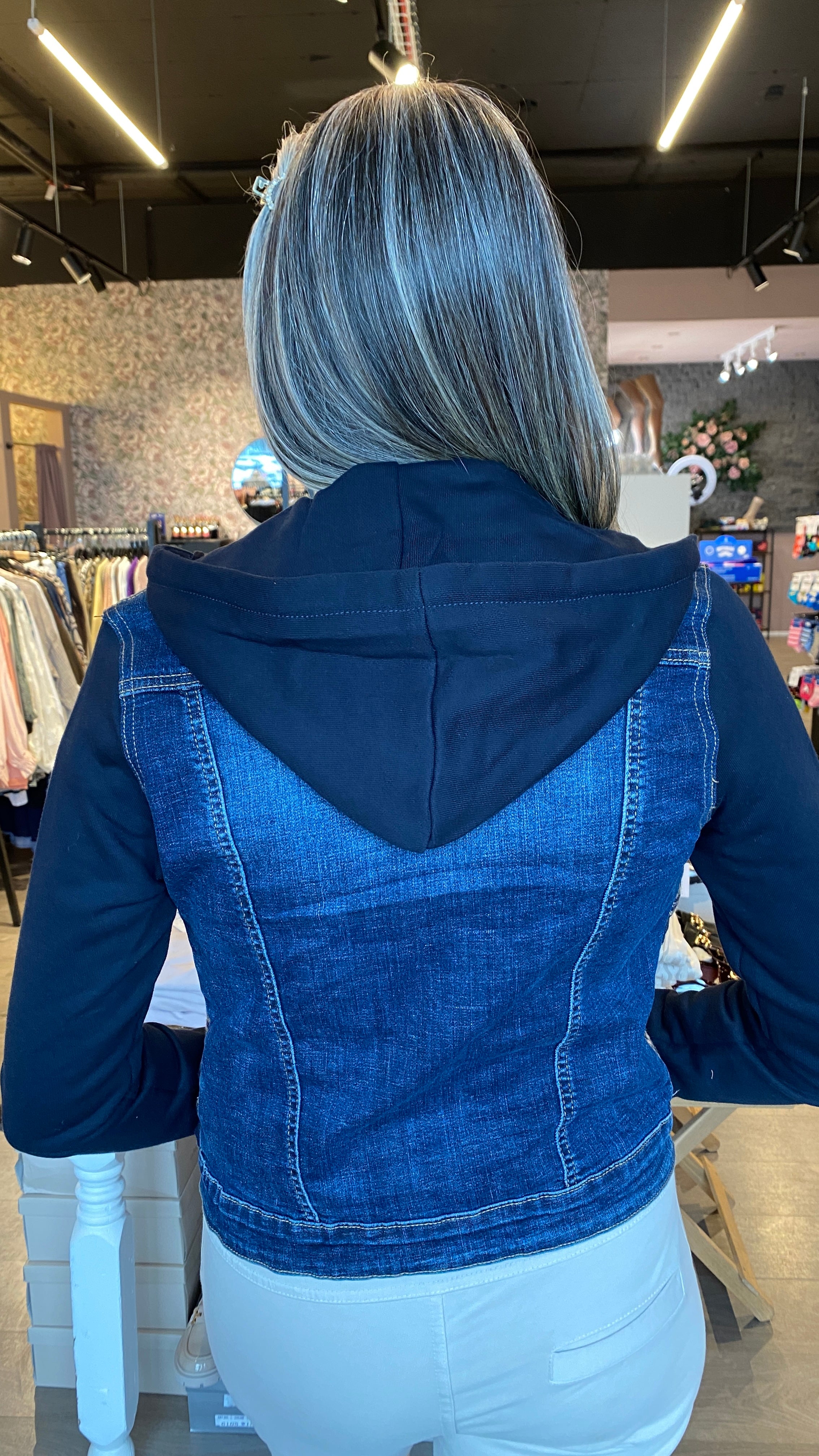 Gallajakki með hettu