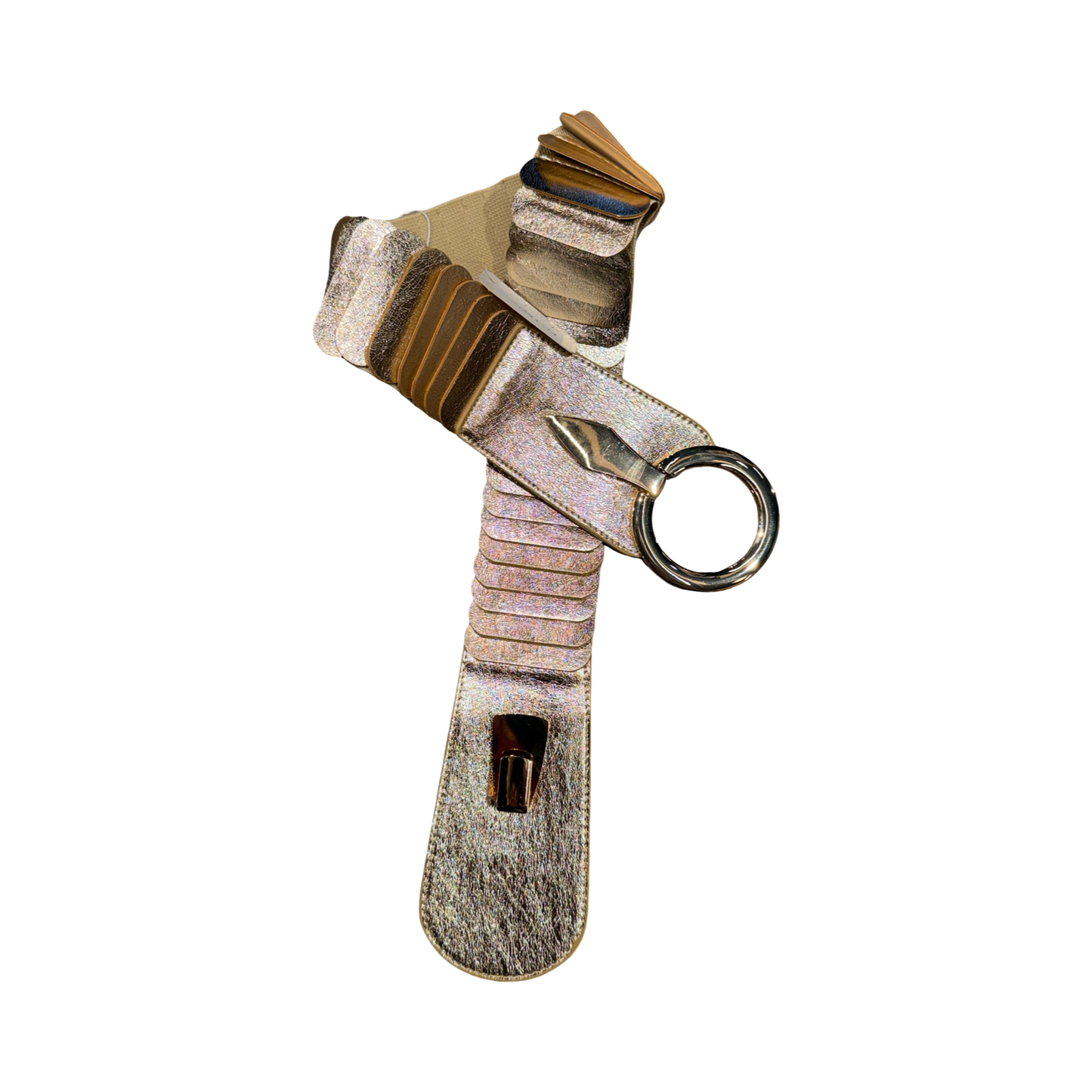 Teygju belti - pleður