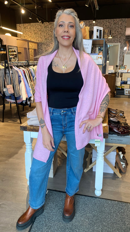 Stutt Cashmere slá - Cassy Uni