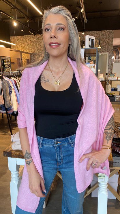 Stutt Cashmere slá - Cassy Uni