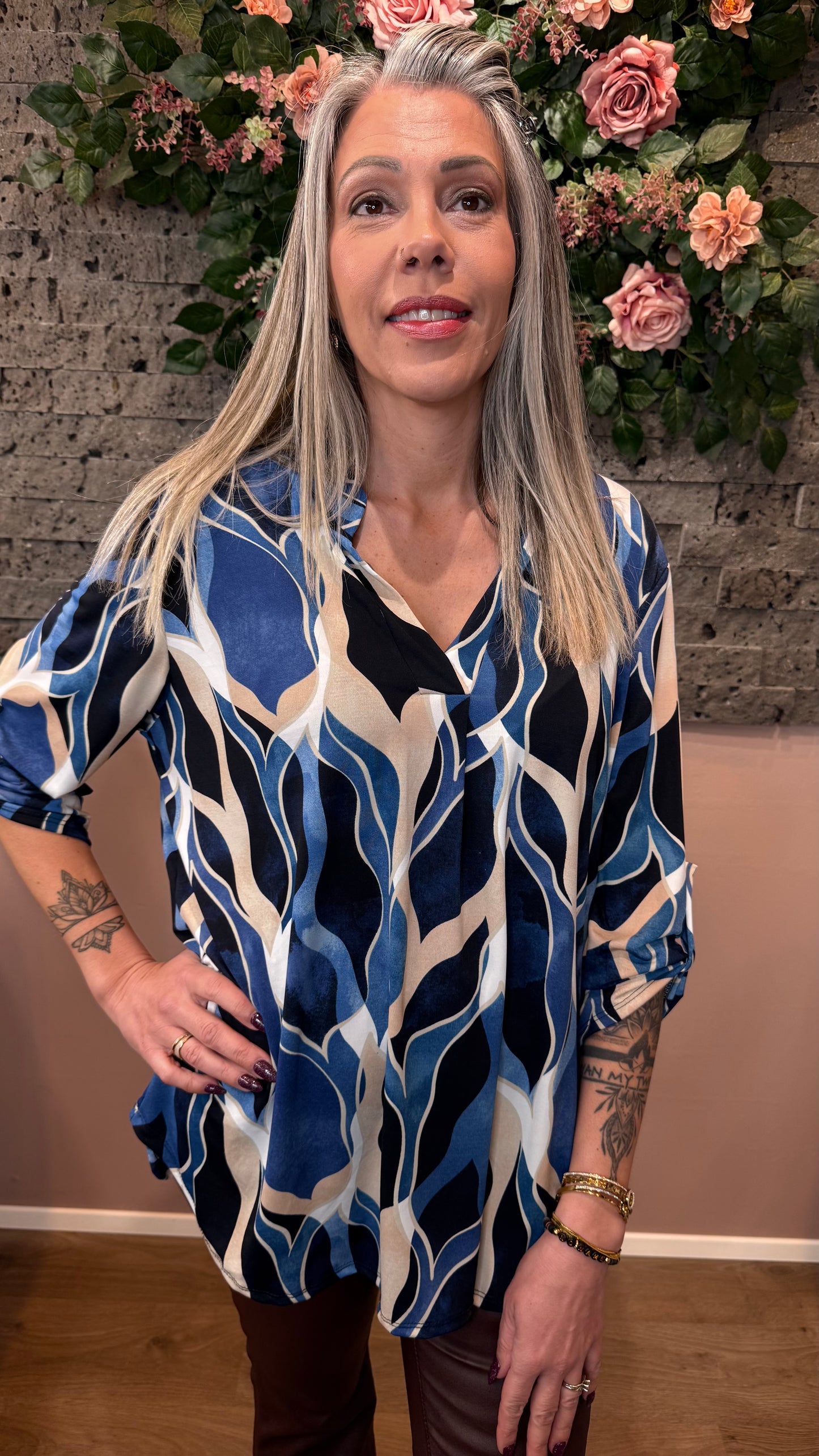 Mæju bolur munstraður