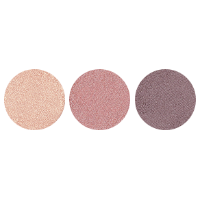 NoName Cosmetics Augnskuggapallettur með þremur augnskuggum