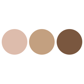 NoName Cosmetics Augnskuggapallettur með þremur augnskuggum