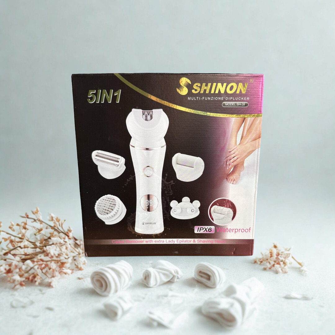 Fegrunartæki með 5 ólíkum hausum