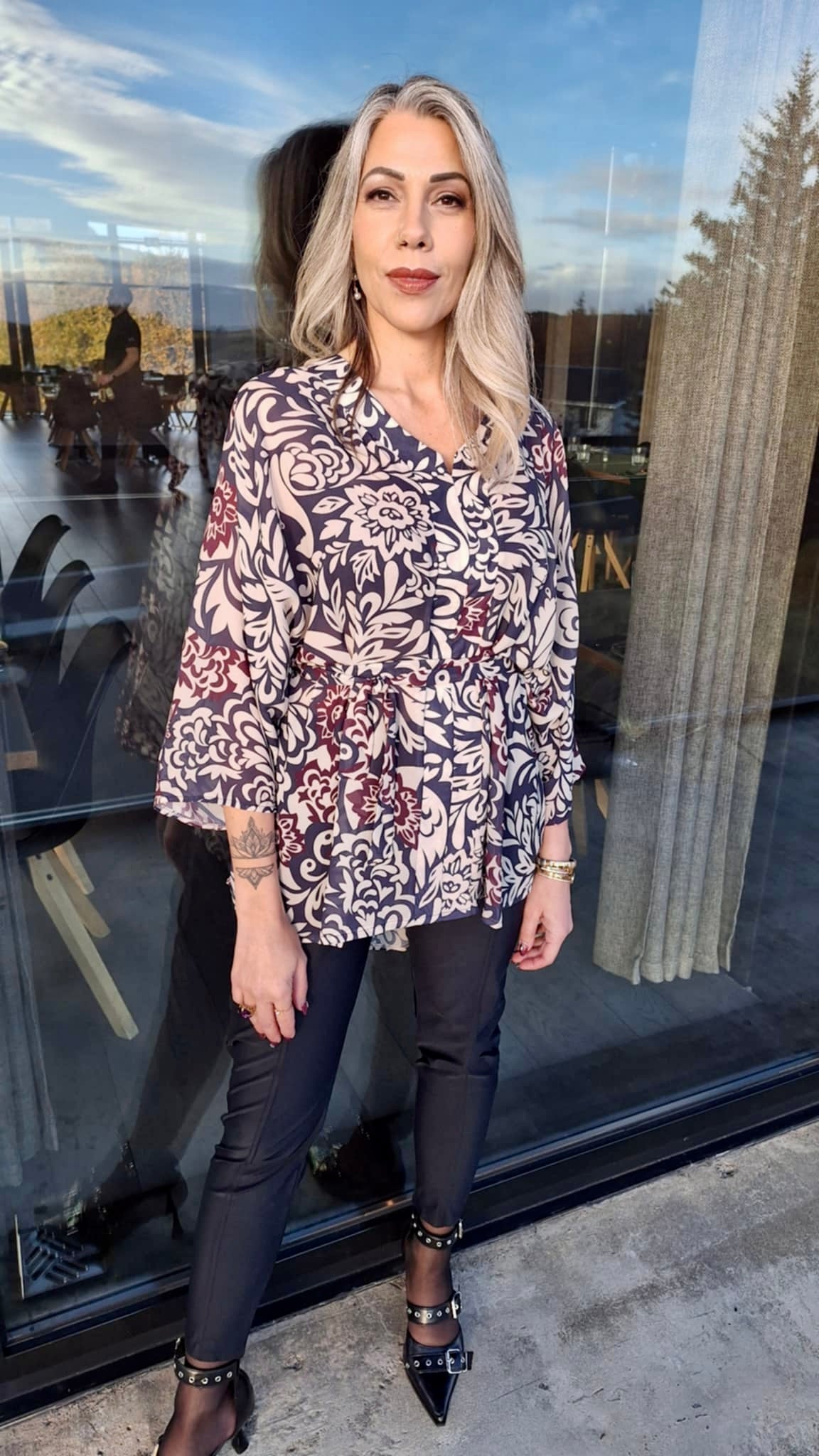 No Name Design - Shiffon blússa