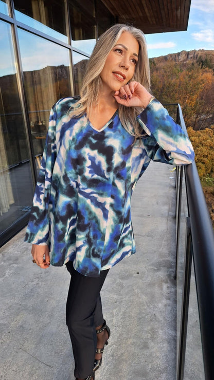 No Name Design - Norðurljósa blússa