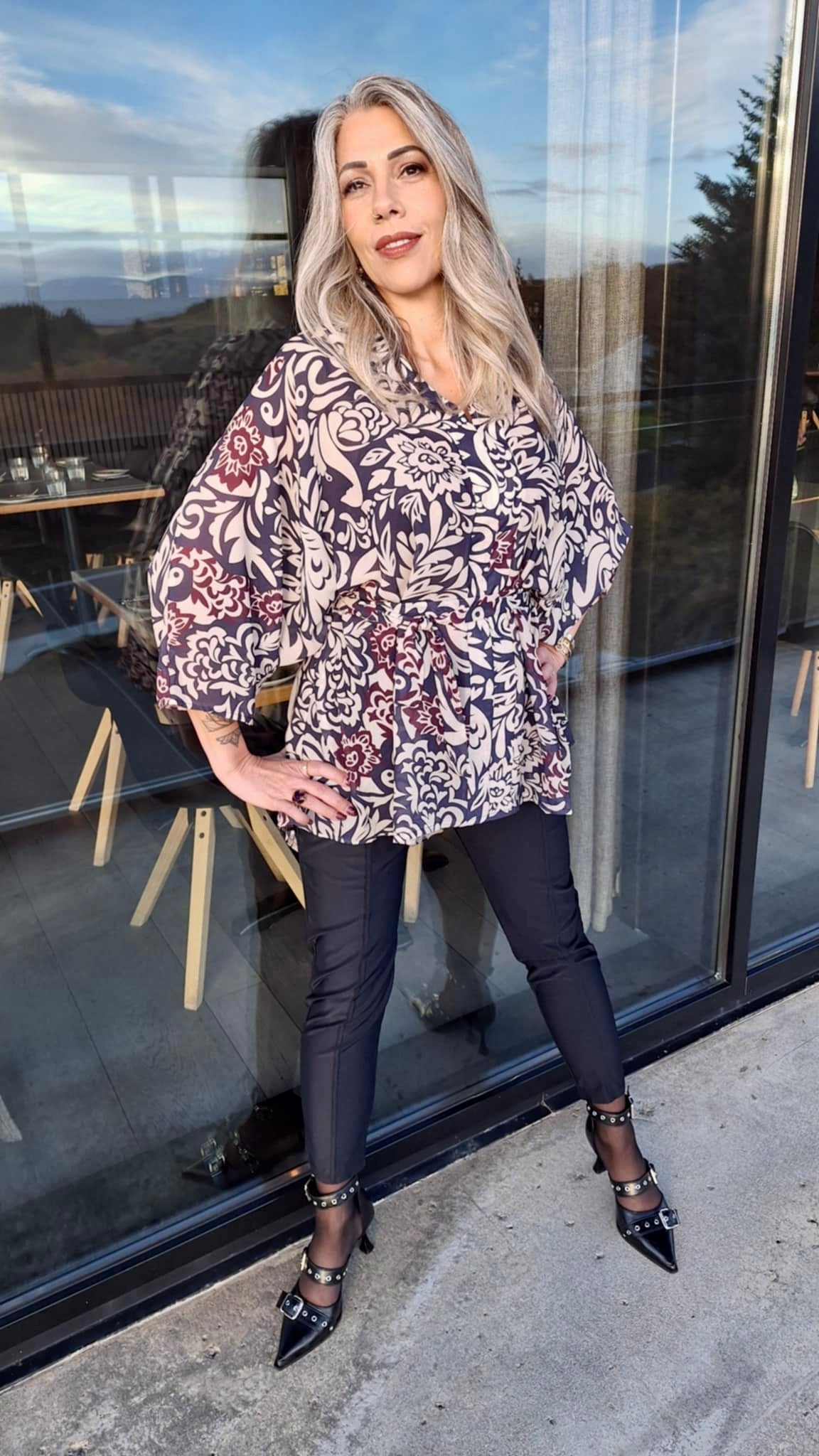 No Name Design - Shiffon blússa