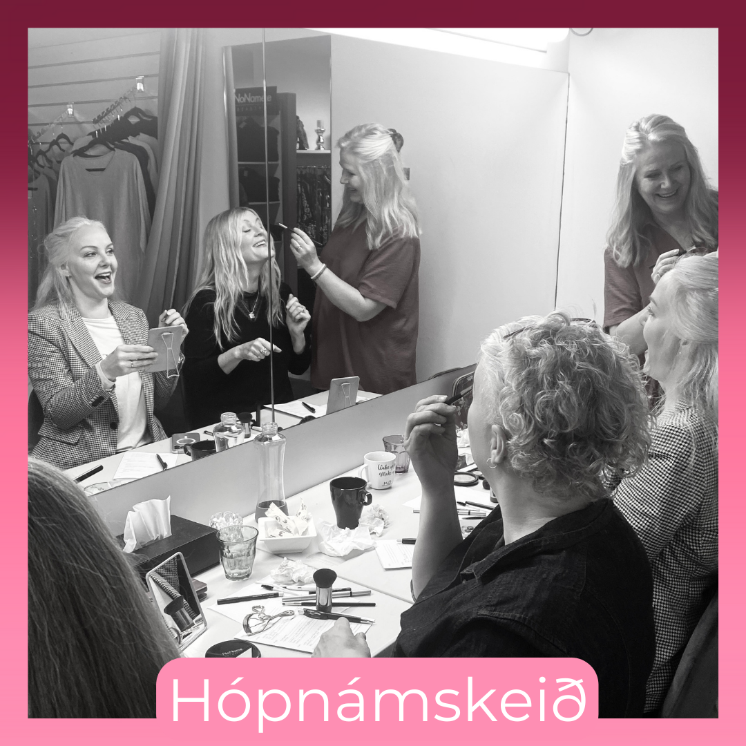 Förðunarnámskeið NoName fyrir hópa (3-4 manneskjur)