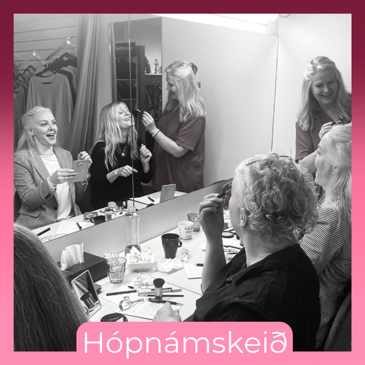 Förðunarnámskeið NoName fyrir hópa (3-4 manneskjur)