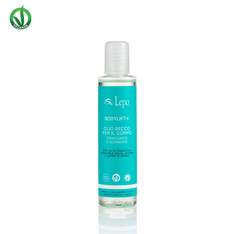Olía frá Lepo með Jojoba, möndlu og grapeseed olíu